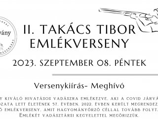 II. Takács Tibor Emlékverseny