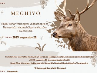 Hajdú-Bihar vármegyei vadásznap (08. 26.)